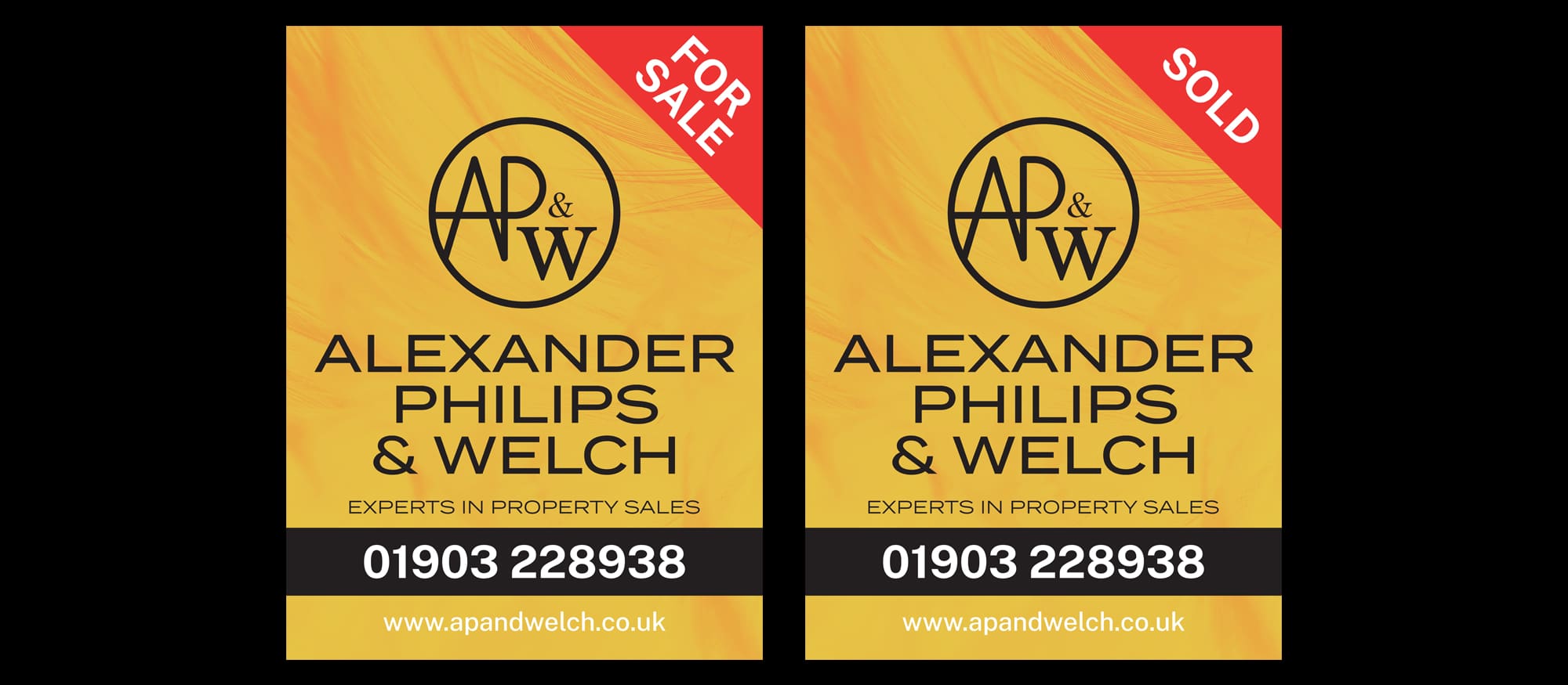 AP and Welch sales boards design