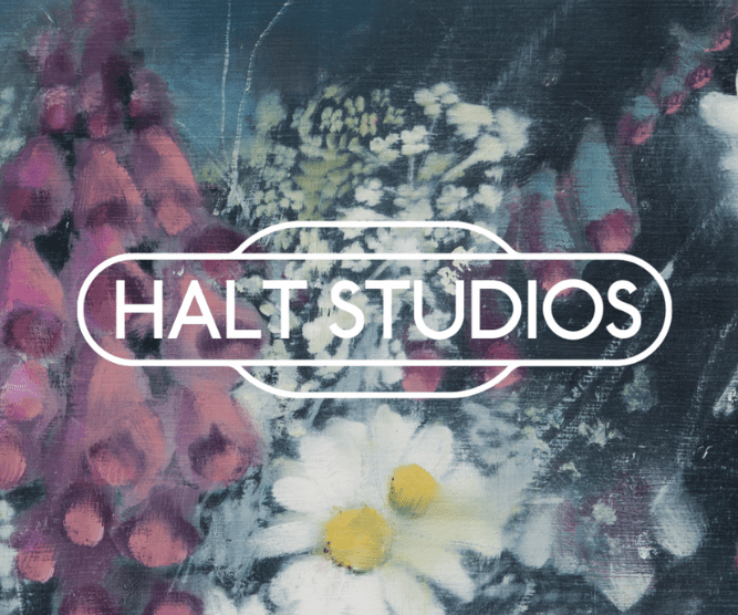 halt studio logo design