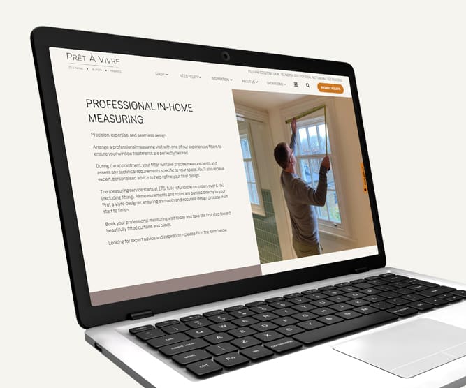 Pret a Vivre website