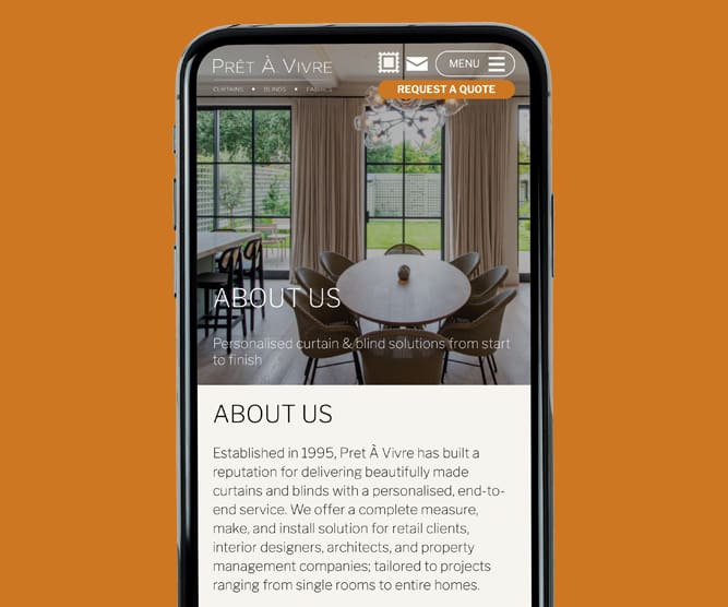 Pret a Vivre website
