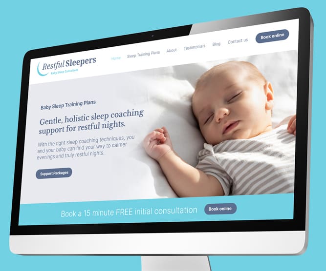 Restful Sleepers - baby sleep consultant website