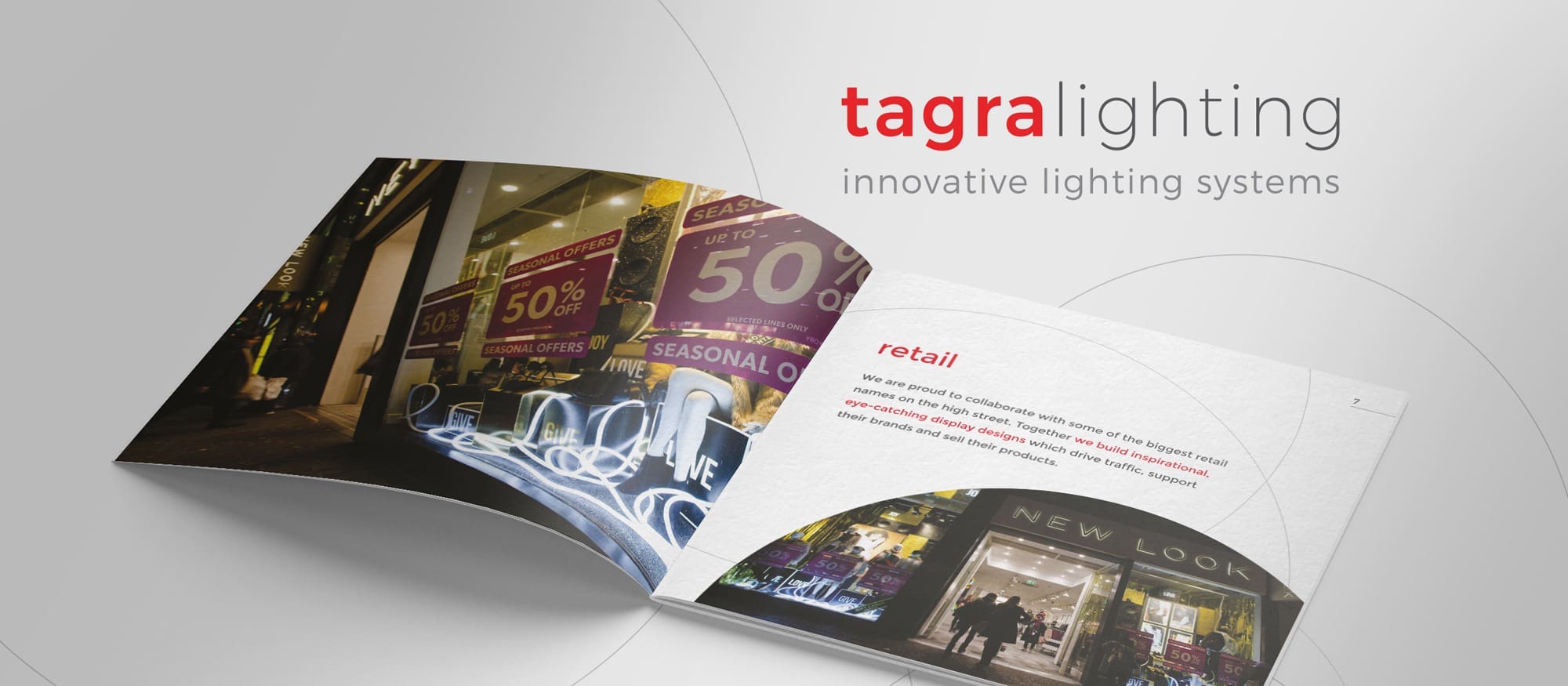 Project image for Marketing brochure design for Tagra Lighting