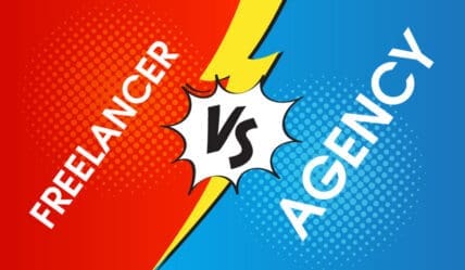 Blog post - freelancer vs web agency, which is best?